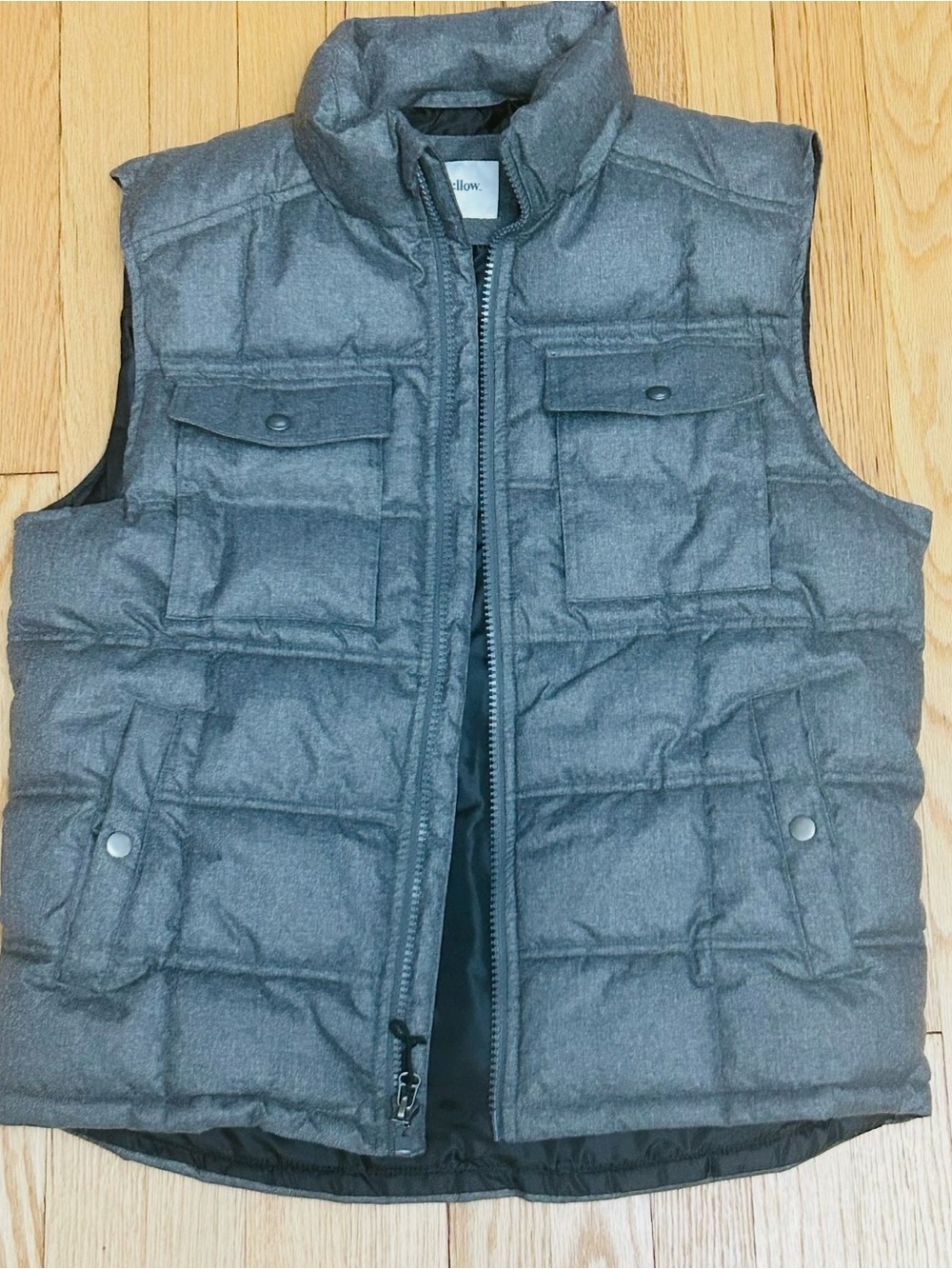 Goodfellow & Co Men’s Gray Quilted Puffer Vest